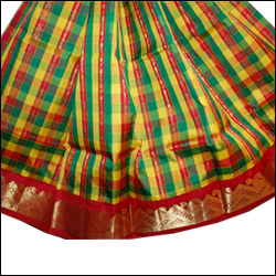 Click Here For Bigger Zoom - Multi Color Pattu Parikini (Without Blouse) SPP-16